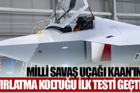 Milli savaş uçağı KAAN'ın fırlatma koltuğu ilk testi geçti
