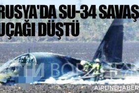 Rusya'da Su-34 savaş uçağı düştü