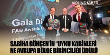 Sabiha Gökçen’in “Uyku Kabinleri”ne Avrupa Bölge Birinciliği ödülü 6 Haberler DHL Sabiha Gökçen’in “Uyku Kabinleri”ne Avrupa Bölge Birinciliği ödülü