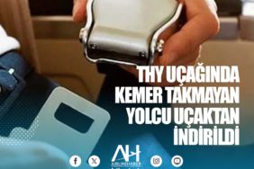 THY uçağında kemer takmayan yolcu uçaktan indirildi