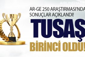 AR-GE 250 ARAŞTIRMASI’NDA SONUÇLAR AÇIKLANDI! TUSAŞ BİRİNCİ OLDU!