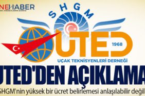 UTED'den Açıklama: SHGM'nin yüksek bir ücret belirlemesi anlaşılabilir değil