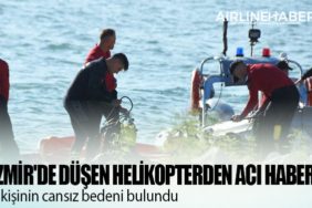 İzmir'de düşen helikopterden acı haber: 3 kişinin cansız bedeni bulundu
