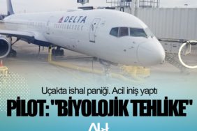 Uçakta ishal paniği. Acil iniş yaptı