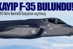 Kayıp F-35 bulundu! 120 km kendi başına uçmuş