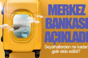 Merkez Bankası açıkladı: Seyahatlerden ne kadar gelir elde edildi?