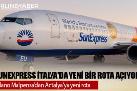 Sunexpress 2024 yılında İtalya'da yeni bir rota açıyor. Milano Malpensa'dan Antalya'ya yeni rota
