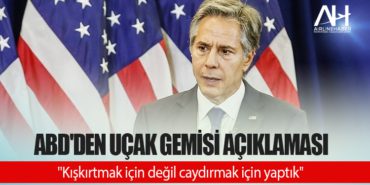 ABD'den uçak gemisi açıklaması: "Kışkırtmak için değil caydırmak için yaptık" 13 Manşet Pegasus ABD’den uçak gemisi açıklaması: “Kışkırtmak için değil caydırmak için yaptık”