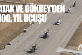 ATAK ve GÖKBEY'den 100. yıl uçuşu