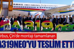 Airbus, Çin'de montajı tamamlanan A319neo'yu teslim etti