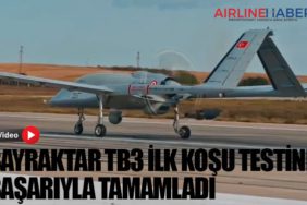 Bayraktar TB3 ilk koşu testini başarıyla tamamladı