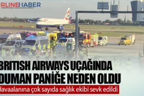 British Airways uçağında duman paniğe neden oldu. Havaalanına çok sayıda sağlık ekibi sevk edildi