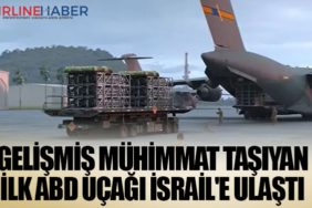 Gelişmiş mühimmat taşıyan ilk ABD uçağı İsrail'e ulaştı