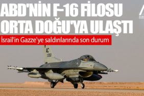 ABD'nin F-16 filosu Orta Doğu'ya ulaştı