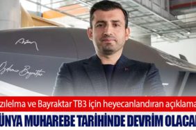 Kızılelma ve Bayraktar TB3 için heyecanlandıran açıklama! Dünya muharebe tarihinde devrim olacak