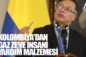 Kolombiya'dan Gazze'ye insani yardım malzemesi