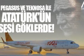 Pegasus ve Teknosa ile Atatürk’ün sesi göklerde!