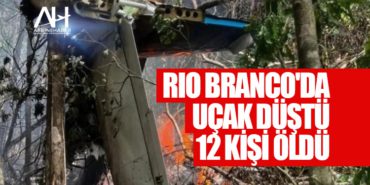 Rio Branco'da uçak düştü, 12 kişi öldü 11 Haberler KAAN Rio Branco’da uçak düştü, 12 kişi öldü
