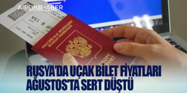 Rusya’da uçak bilet fiyatları Ağustos'ta sert düştü 12 Haberler SİHA Rusya’da uçak bilet fiyatları Ağustos’ta sert düştü