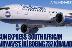 SunExpress, South African Airways'e iki Boeing 737 kiraladı