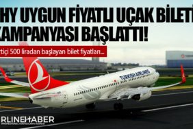 THY uygun fiyatlı uçak bileti kampanyası başlattı! Yurtiçi 500 liradan başlayan bilet fiyatları...