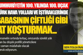 THY ve iştiraklerinde babasının çiftliği gibi at koşturmak...