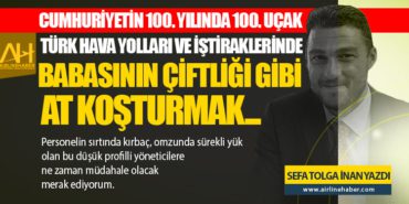 THY ve iştiraklerinde babasının çiftliği gibi at koşturmak…