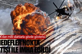 TSK'dan milli silahlarla gövde gösterisi: Hedefler nokta atışı ile imha edildi