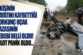 2 kişinin hayatını kaybettiği korkunç uçak kazasının sebebi belli oldu! Pilot panik oldu...