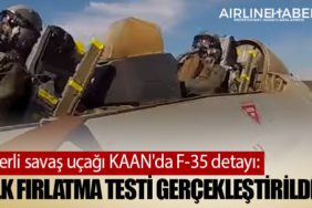 Yerli savaş uçağı KAAN'da F-35 detayı: İlk fırlatma testi gerçekleştirildi