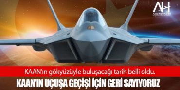 KAAN'ın gökyüzüyle buluşacağı tarih belli oldu. KAAN'ın uçuşa geçişi için geri sayıyoruz 1 Haberler KAAN KAAN’ın gökyüzüyle buluşacağı tarih belli oldu. KAAN’ın uçuşa geçişi için geri sayıyoruz