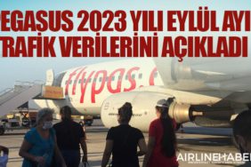 Pegasus 2023 yılı Eylül ayı trafik verilerini açıkladı