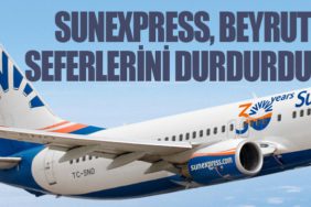 SunExpress, Beyrut seferlerini durdurdu