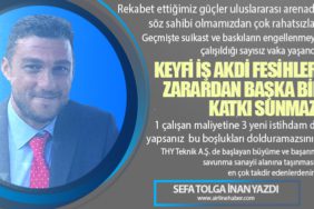 Keyfi iş akdi fesihleri zarardan başka bir katkı sunmaz. 1 çalışan maliyetine 3 yeni istihdam da yapsanız bu boşlukları dolduramazsınız.