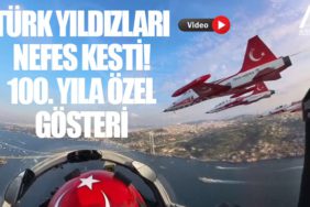 Türk Yıldızları nefes kesti! 100. yıla özel gösteri