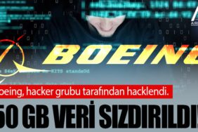 Boeing, hacker grubu tarafından hacklendi.50 GB veri sızdırıldı!