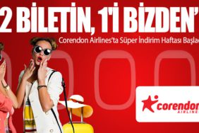 Corendon Airlines’ta Süper İndirim Haftası Başladı “2 biletin, 1'i bizden”