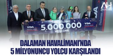 Dalaman Havalimanı’nda 5 Milyonuncu yolcu karşılandı 3 Haberler hava Dalaman Havalimanı’nda 5 Milyonuncu yolcu karşılandı