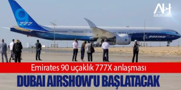 Emirates 90 uçaklık 777X anlaşması Dubai Airshow'u başlatacak 11 Haberler United Airlines Emirates 90 uçaklık 777X anlaşması Dubai Airshow’u başlatacak
