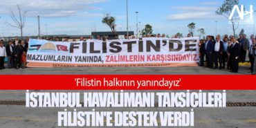 İstanbul Havalimanı Taksicileri Filistin'e Destek Verdi 11 Haberler Erbil Havaalanı İstanbul Havalimanı Taksicileri Filistin’e Destek Verdi