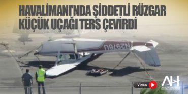 Havalimanı'nda şiddetli rüzgar küçük uçağı ters çevirdi 9 Haberler Trabzon Havalimanı’nda şiddetli rüzgar küçük uçağı ters çevirdi