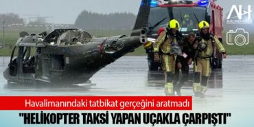Havalimanındaki tatbikat gerçeğini aratmadı "Helikopter taksi yapan uçakla çarpıştı" 7 Haberler uçağı Havalimanındaki tatbikat gerçeğini aratmadı “Helikopter taksi yapan uçakla çarpıştı”