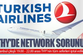 İstanbul çıkışlı 19.00 - 22.00 arası THY'nin tüm seferleri iptal edildi