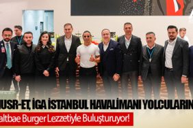 Nusr-Et, İGA İstanbul Havalimanı Yolcularını Saltbae Burger Lezzetiyle Buluşturuyor!