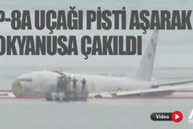 P-8A uçağı pisti aşarak okyanusa çakıldı