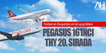 Forbes'un Rusya'dan en iyi uçuş listesi: Pegasus 16'ıncı THY 20. sırada 3 Haberler uçağı Forbes’un Rusya’dan en iyi uçuş listesi: Pegasus 16’ıncı THY 20. sırada