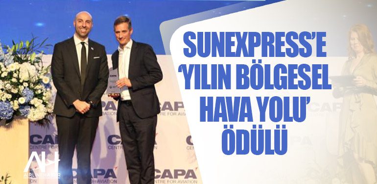 SunExpress’e ‘Yılın Bölgesel Hava Yolu’ Ödülü