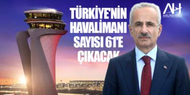 Türkiye'nin havalimanı sayısı 61'e çıkacak 3 Haberler Gazze Türkiye’nin havalimanı sayısı 61’e çıkacak