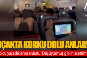 Uçakta korku dolu anlar! Yolcu yaşadıklarını anlattı. "Düşüyormuş gibi hissettim"