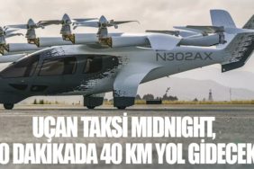 Uçan taksi Midnight, 10 dakikada 40 km yol gidecek